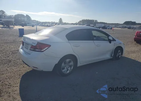 2013 Honda Civic Lx z USA, uszkodzony, nr VIN 2HGFB2F5XDH566074